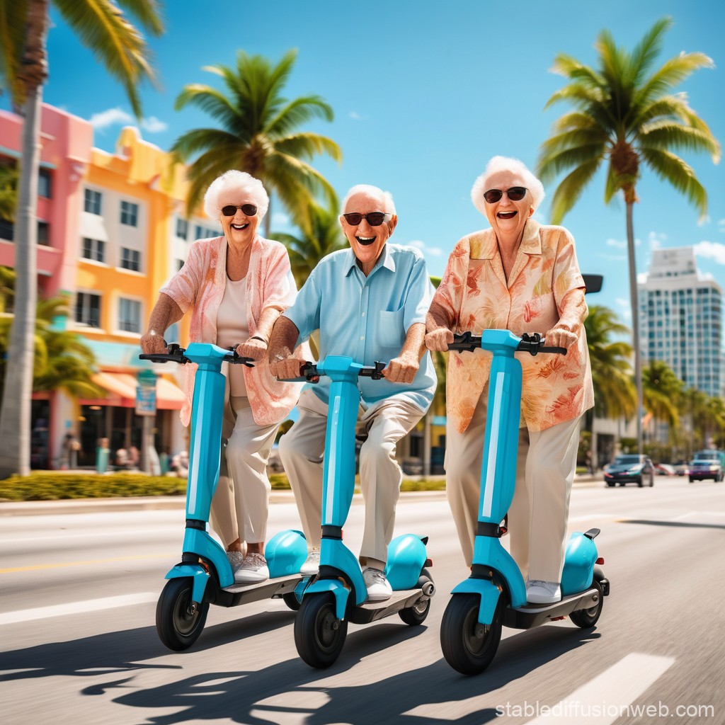 Scooters in Taniti